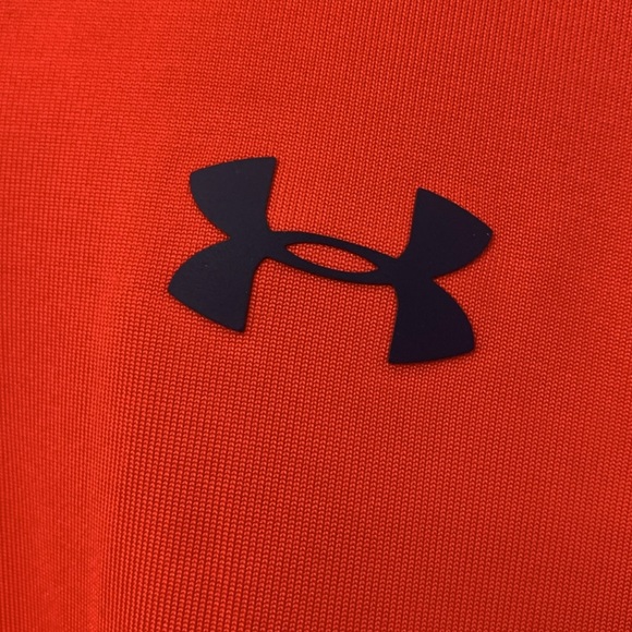 Men’s Under Armour Red The Playoff HeatGear Polo Size Large EUC - Picture 6 of 9